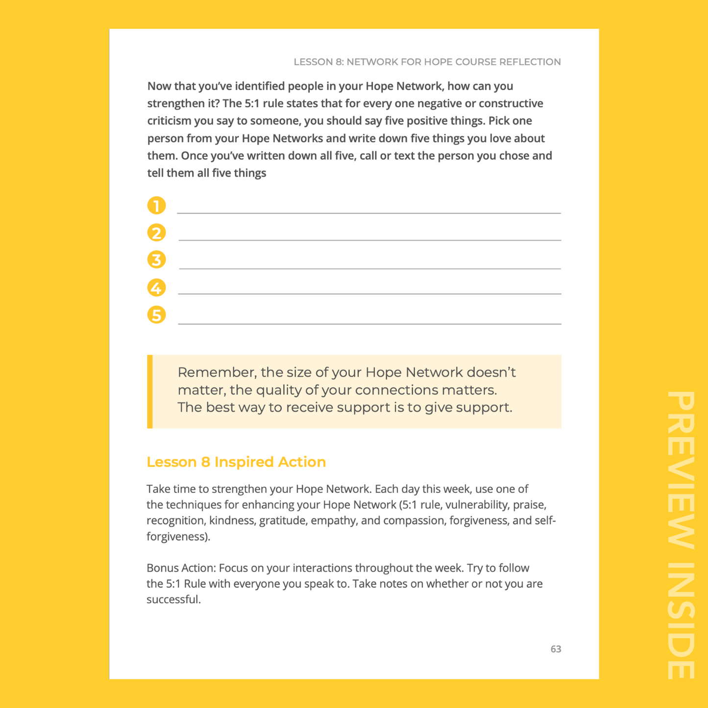 Hopeful Mindsets® on the College Campus Coursebook (Digital)