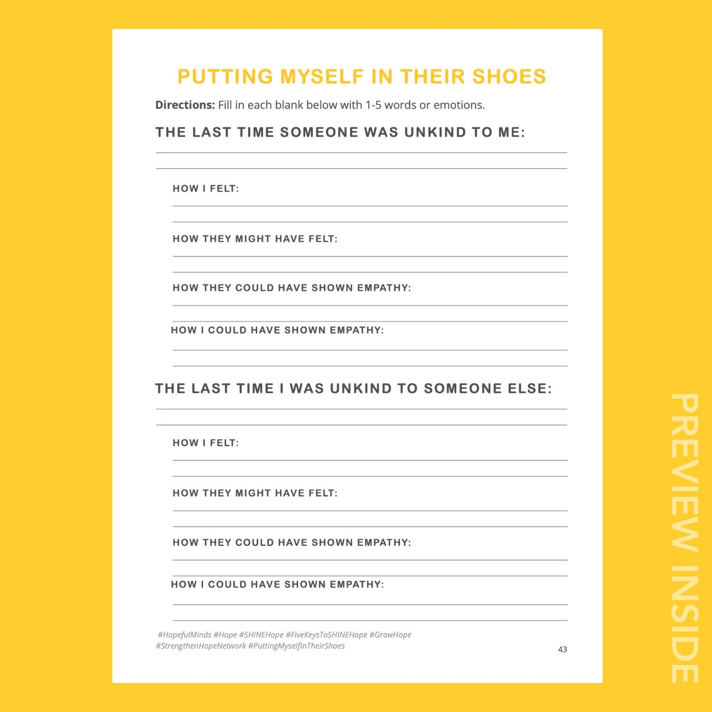 Hopeful Minds® Deep Dive Educator Guide (Digital)