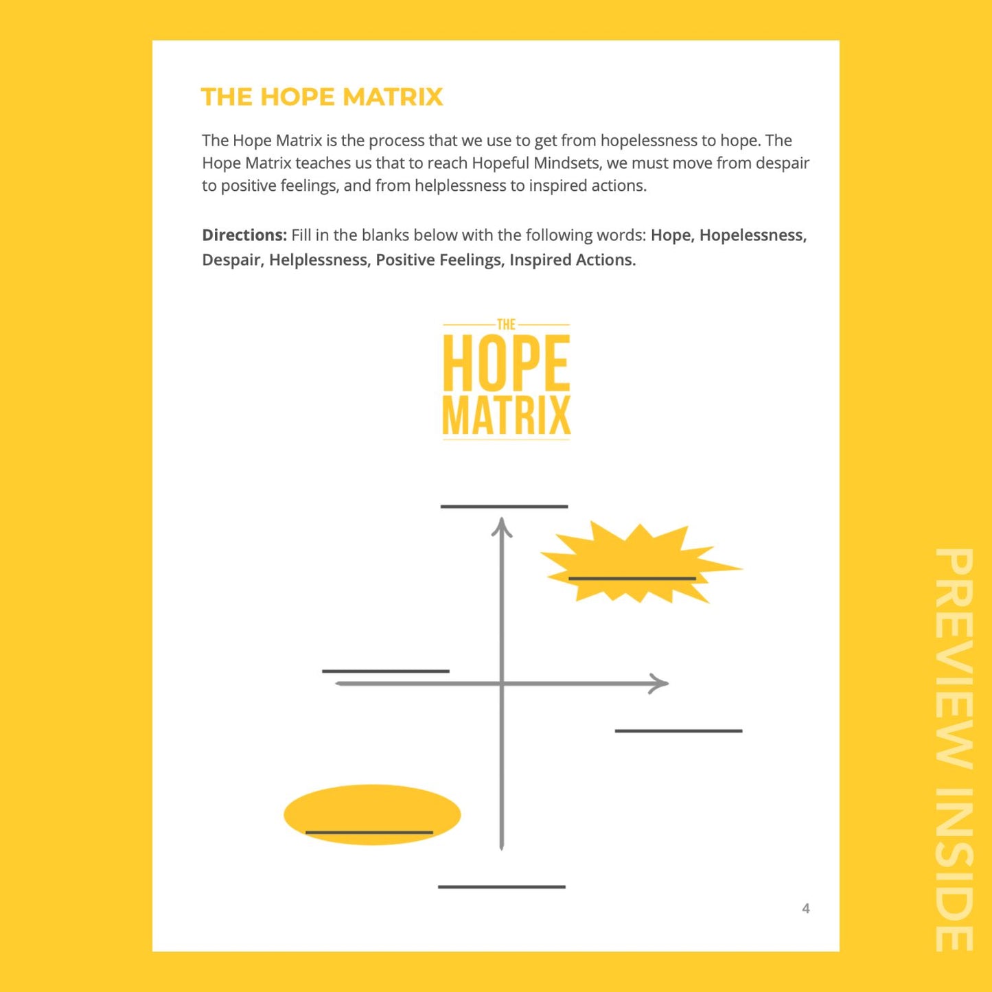 Hopeful Mindsets® General Overview Workbook (Digital)