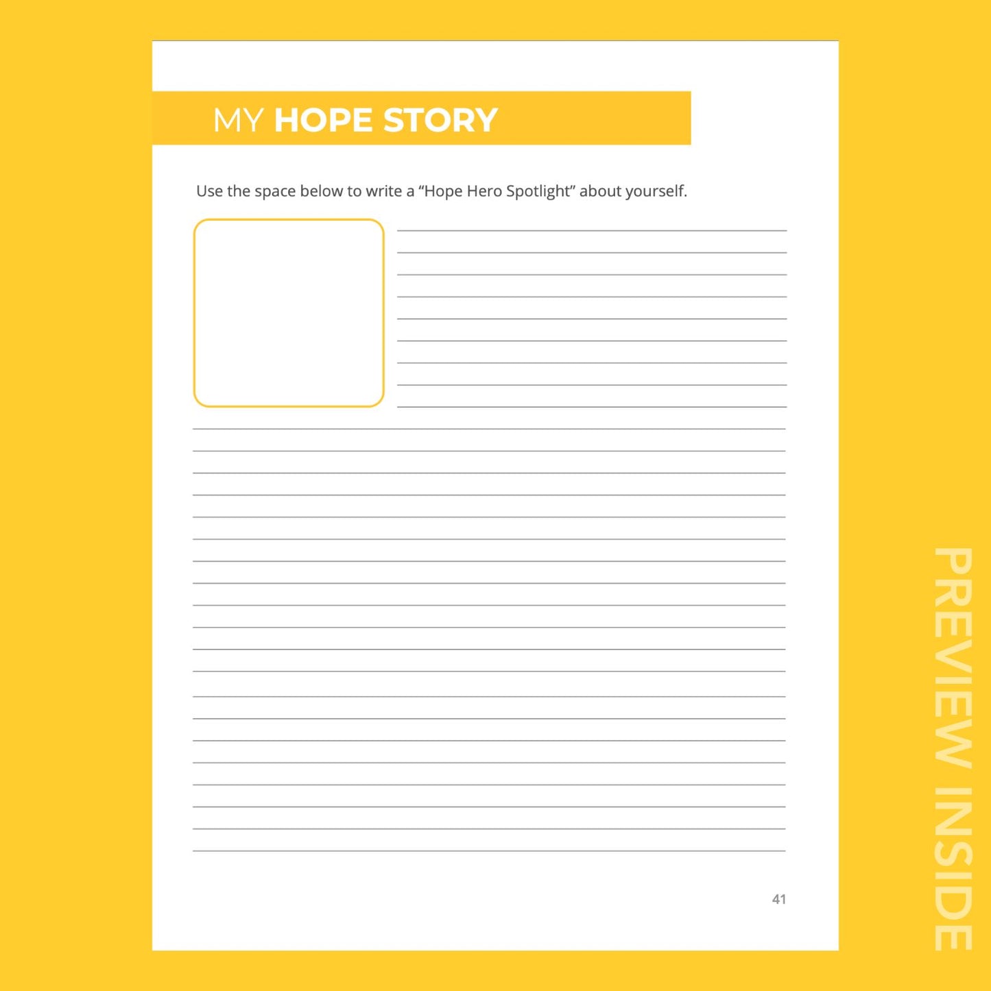 Hopeful Mindsets® General Overview Workbook (Digital)