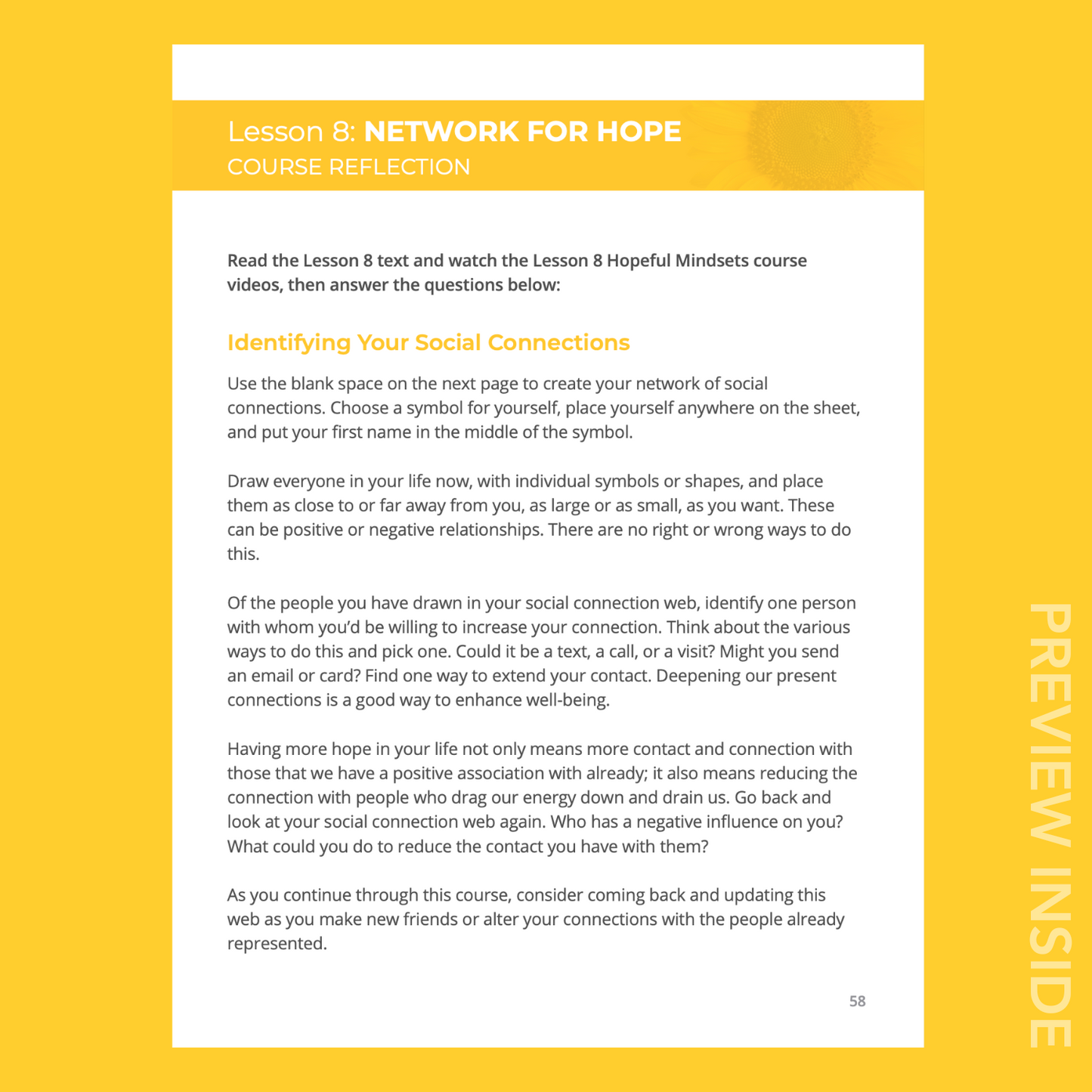 Hopeful Mindsets® on the College Campus Coursebook (Digital)
