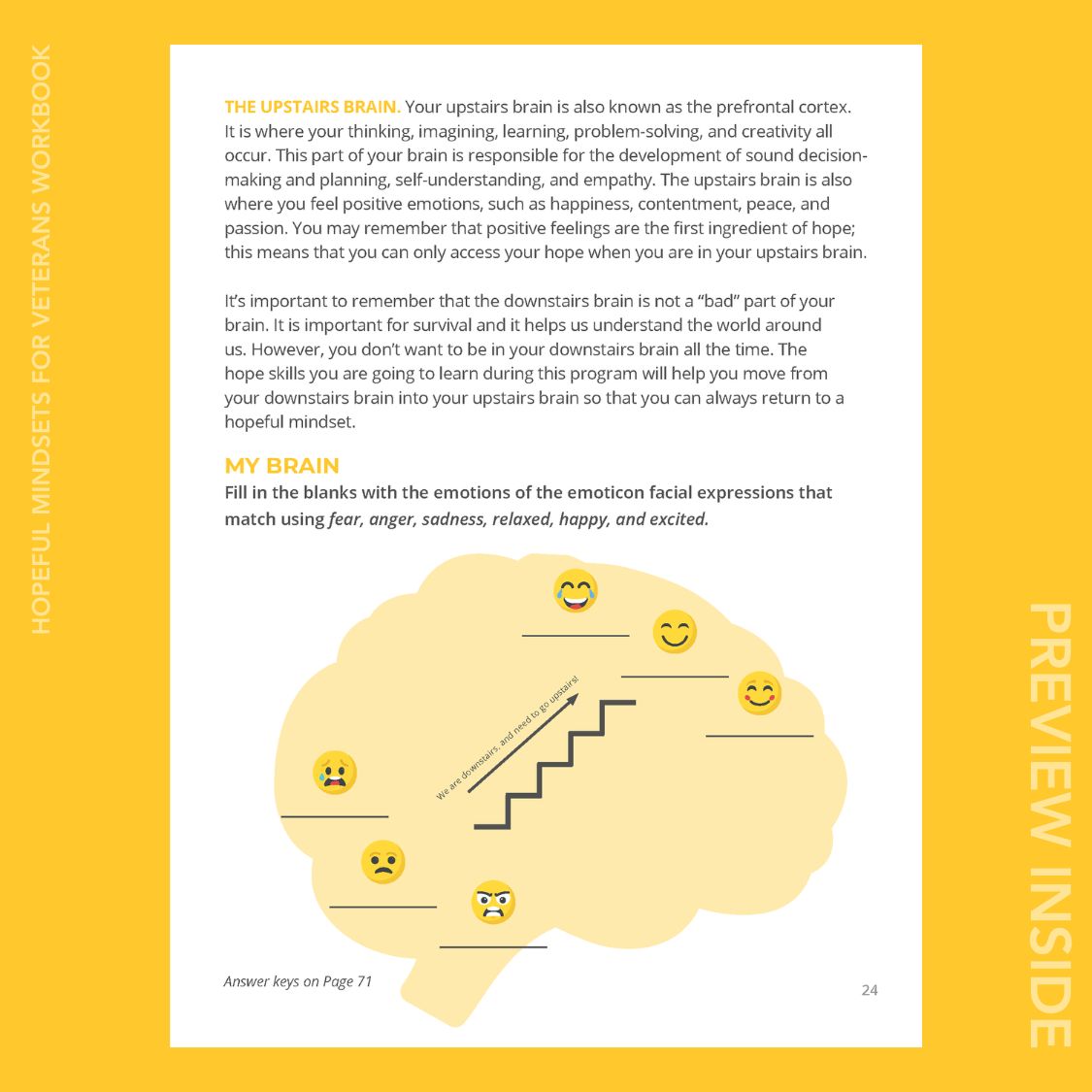 Hopeful Mindsets for Veterans Workbook (Print)