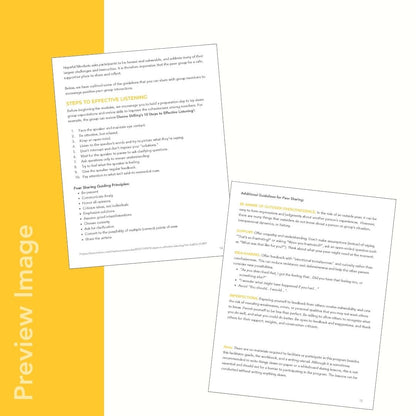 Hopeful Mindsets for Recovery Facilitator Guide (Print)