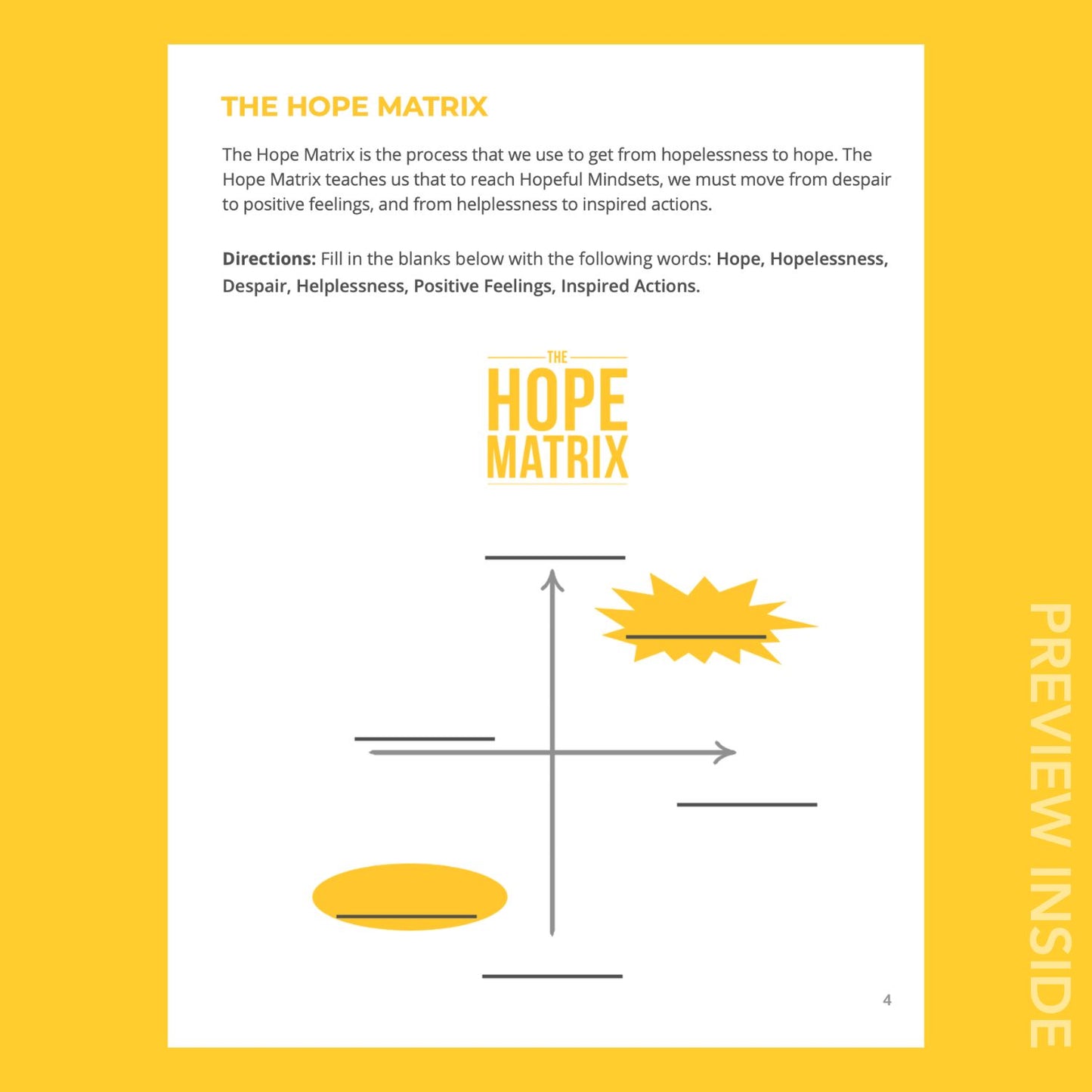 Hopeful Mindsets General Overview Workbook (Print)