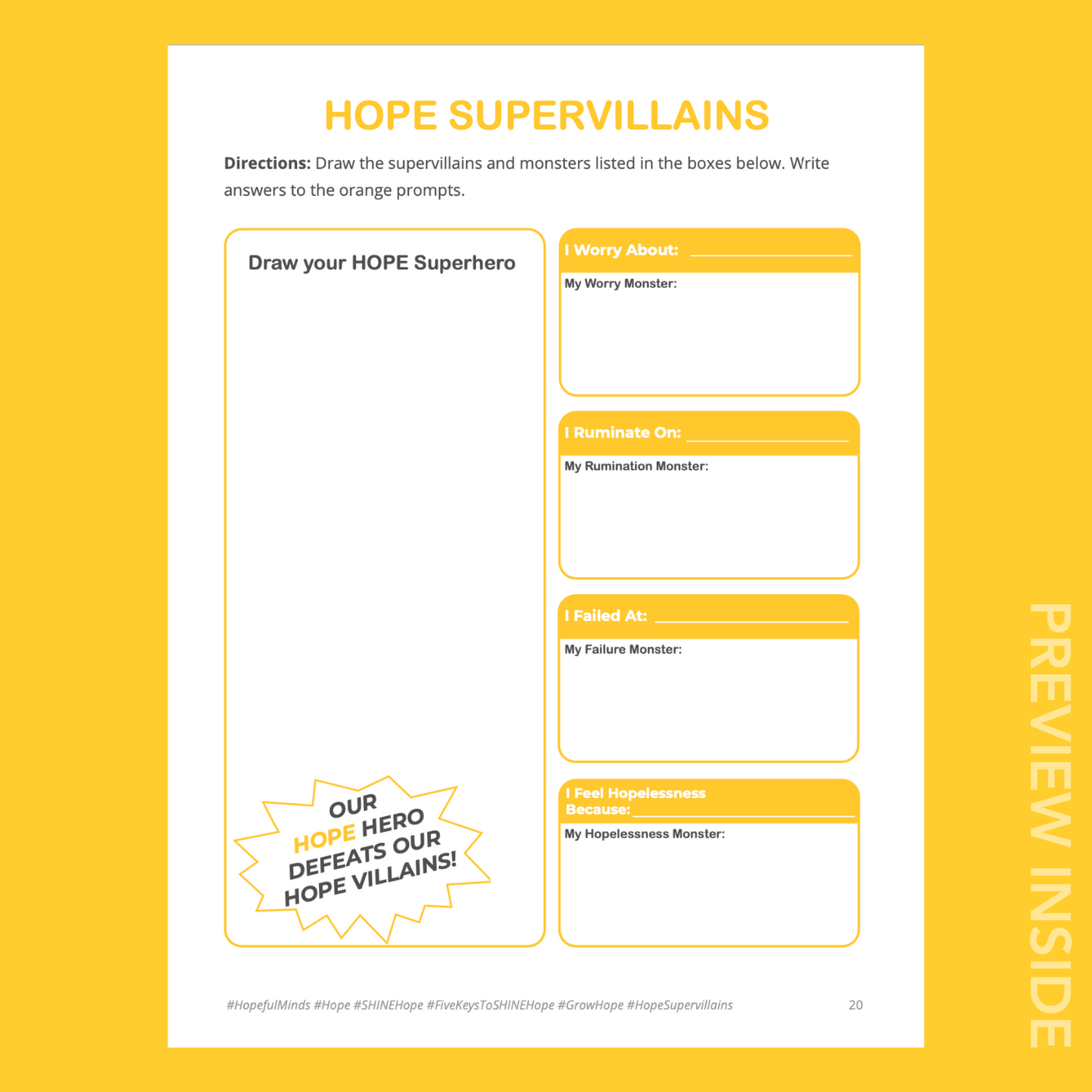 Hopeful Minds Overview Hopework Book (Digital)