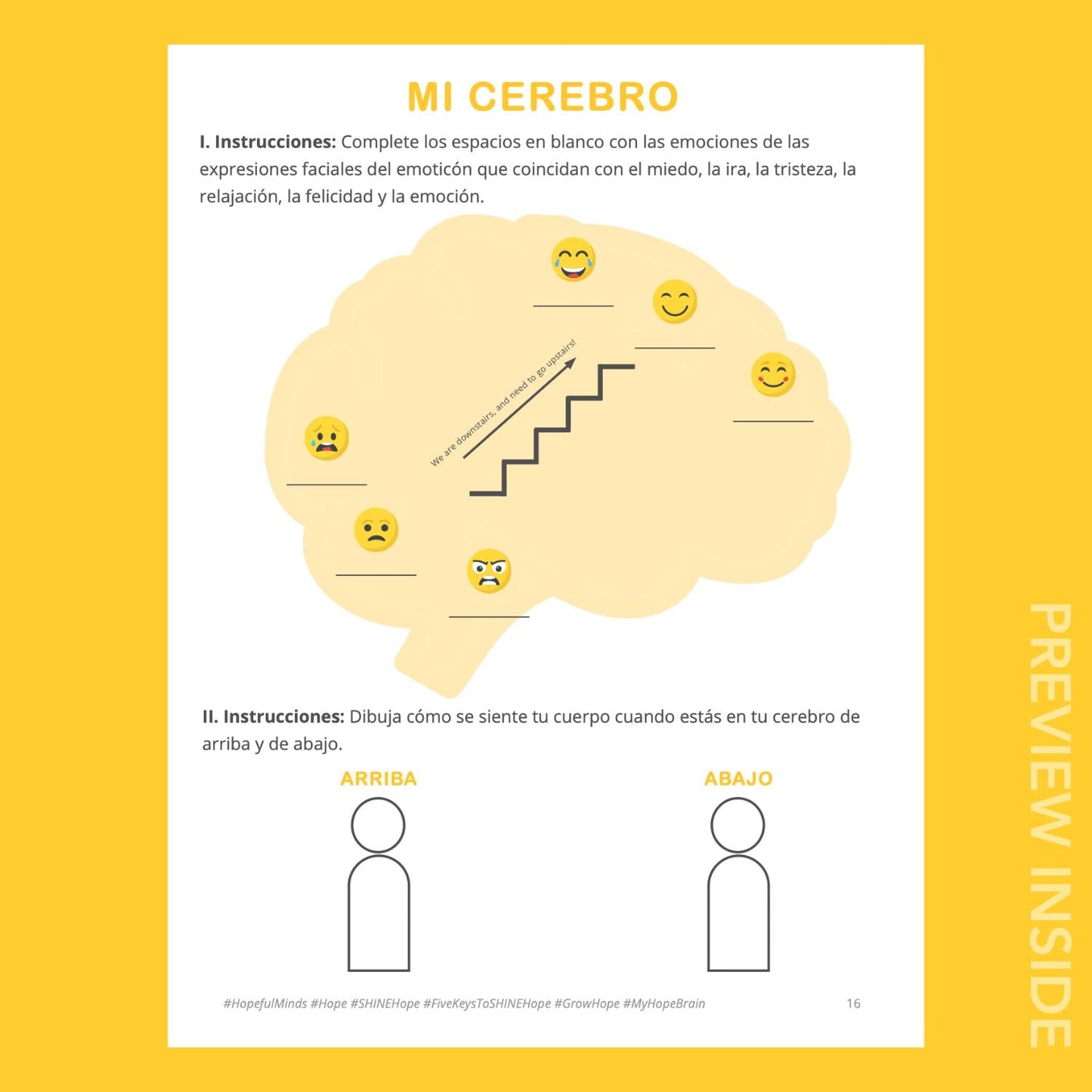 Hopeful Minds Overview Hopework Book - Spanish Edition (Print)